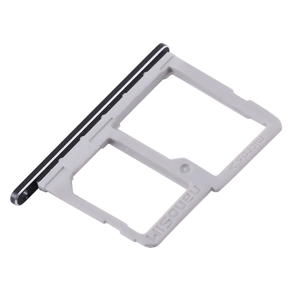SIM Card Tray + Micro SD Card Tray for LG Q6 / M700 / M700N / G6 Mini(Black)