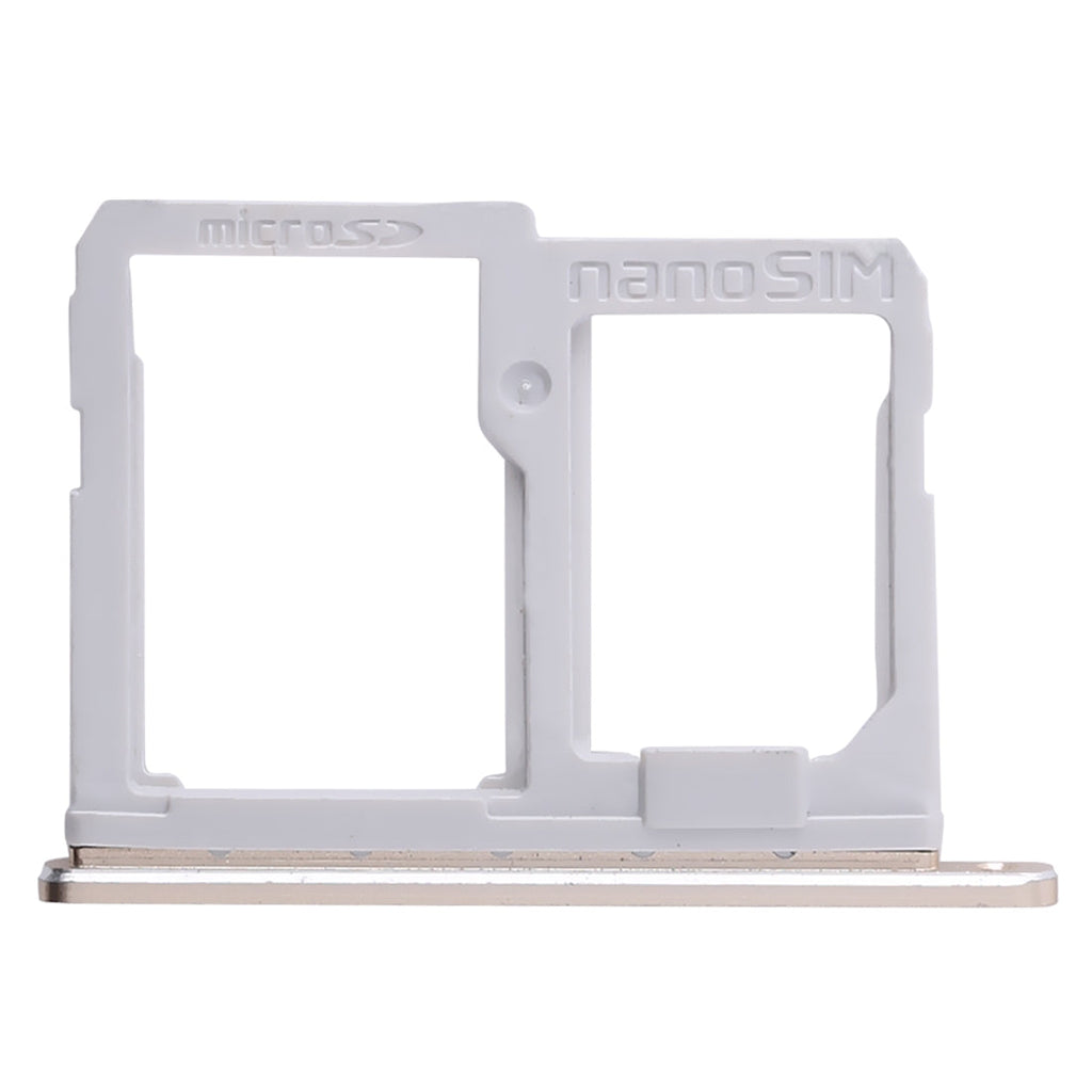 SIM Card Tray + Micro SD Card Tray for LG Q6 / M700 / M700N / G6 Mini(Gold)