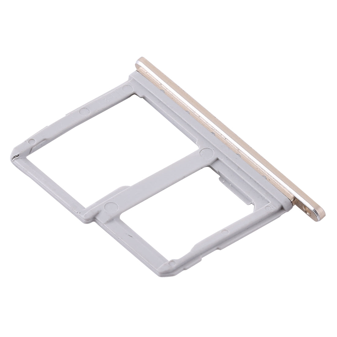 SIM Card Tray + Micro SD Card Tray for LG Q6 / M700 / M700N / G6 Mini(Gold)