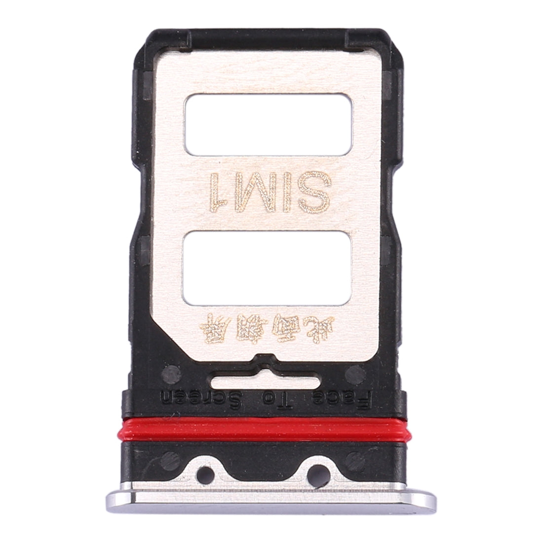 SIM Card Tray + SIM Card Tray for Xiaomi Redmi K30 Pro(Silver)