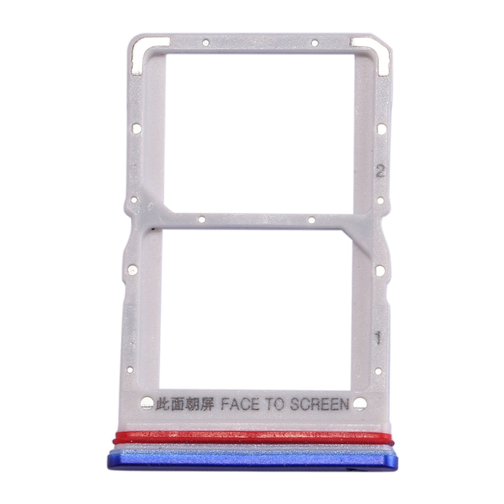 SIM Card Tray + SIM Card Tray for Xiaomi Redmi K30 5G(Blue)