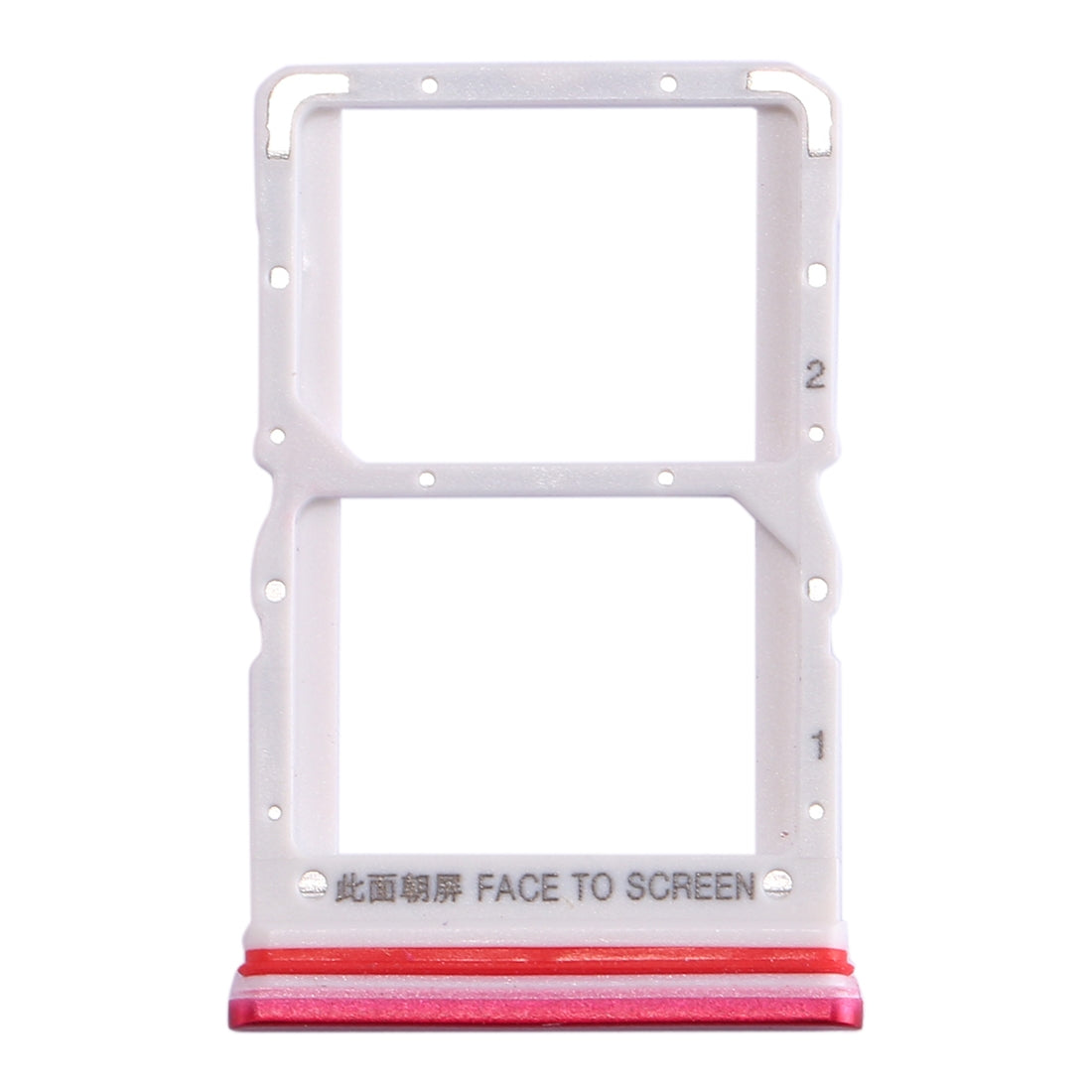 SIM Card Tray + SIM Card Tray for Xiaomi Redmi K30 5G(Red)