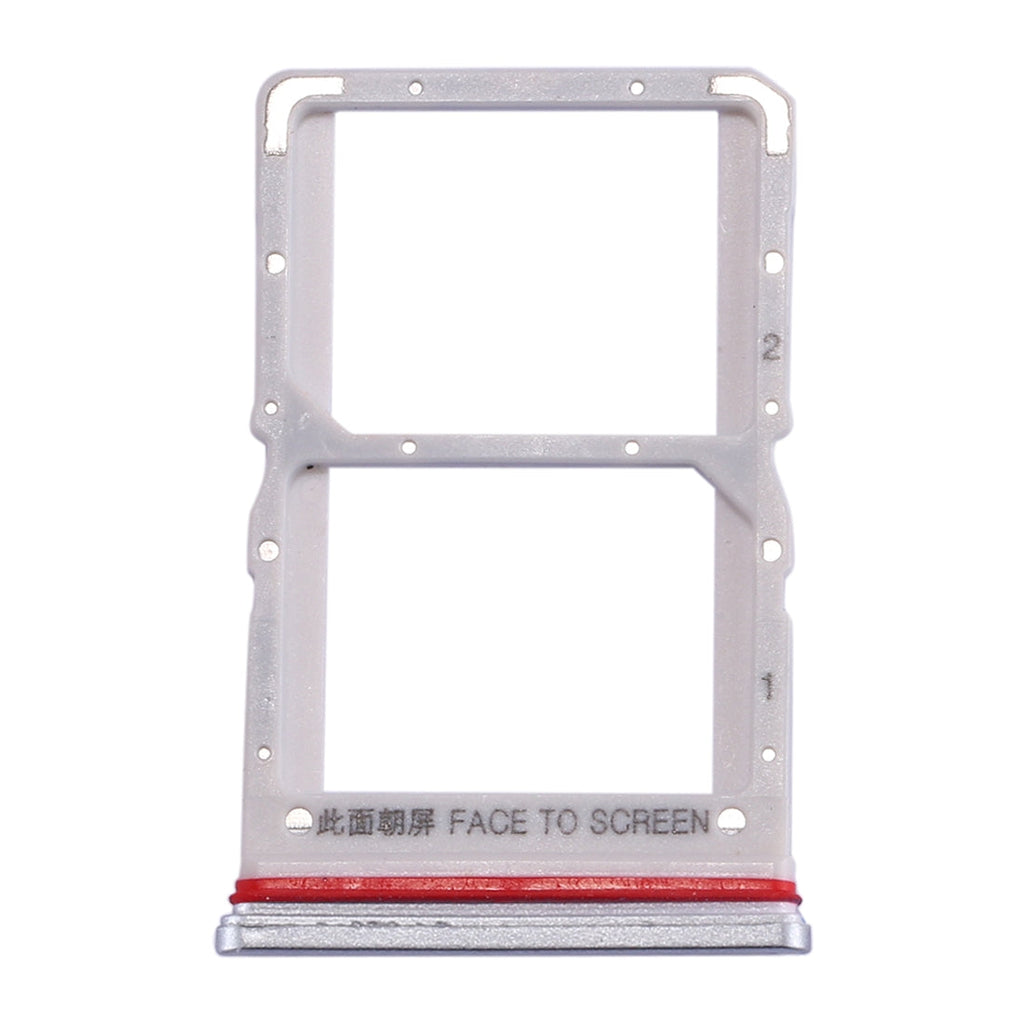 SIM Card Tray + SIM Card Tray for Xiaomi Redmi K30 5G(Silver)
