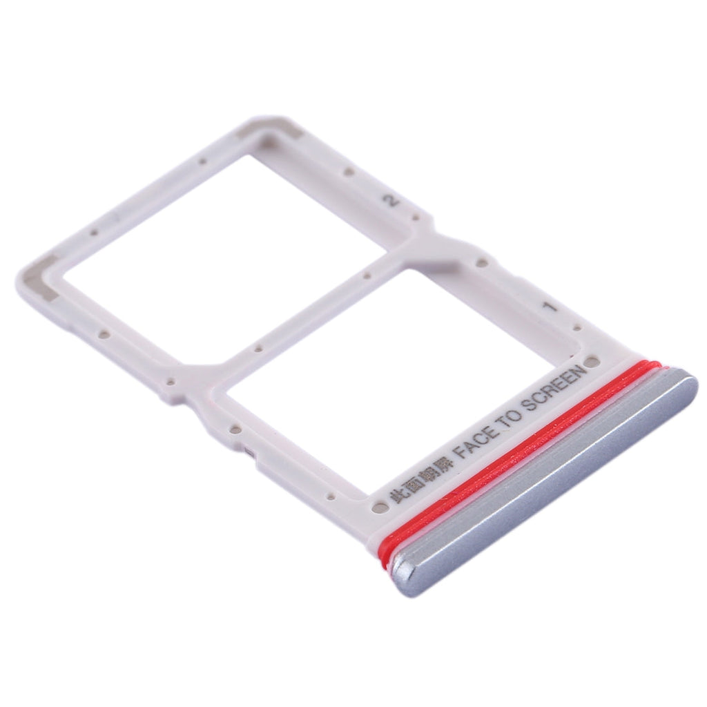 SIM Card Tray + SIM Card Tray for Xiaomi Redmi K30 5G(Silver)