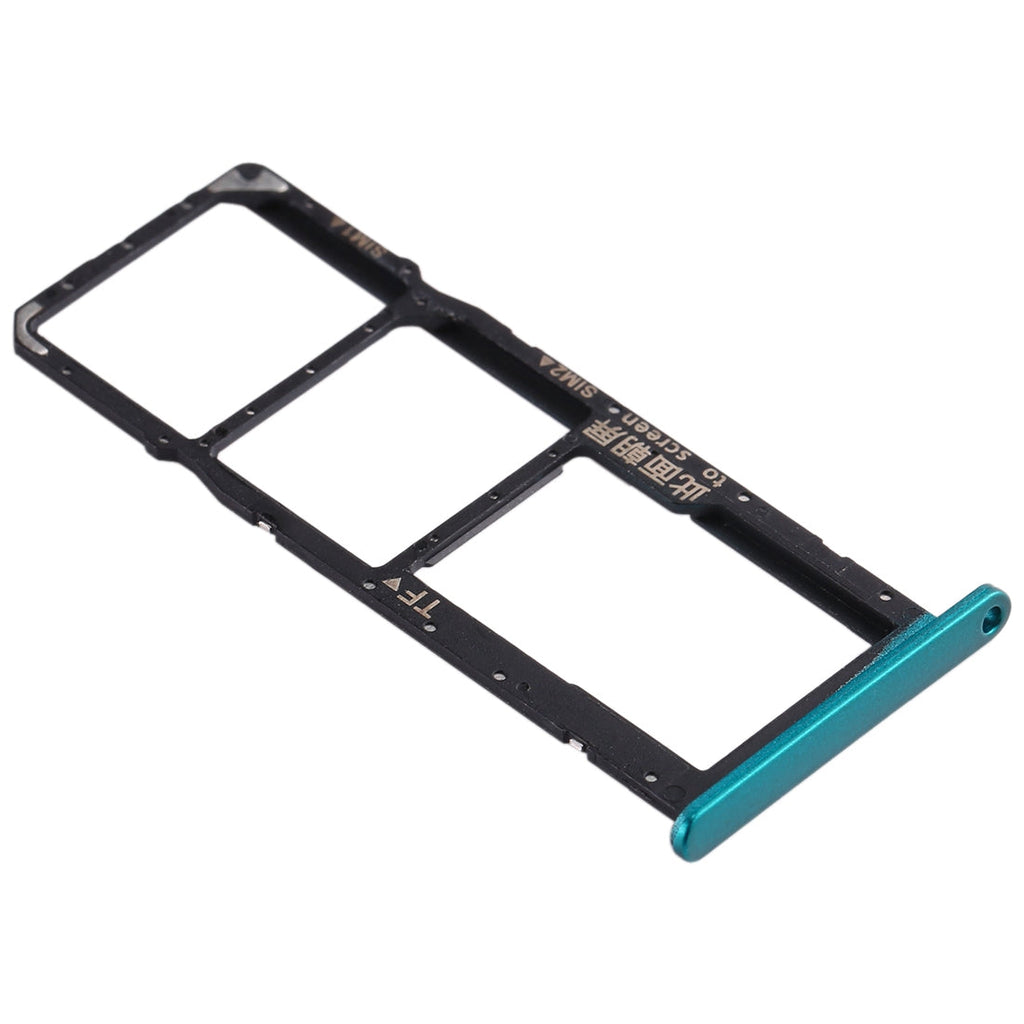 SIM Card Tray + SIM Card Tray + Micro SD Card Tray for Huawei Enjoy 10e / Honor Play 9A (Green)