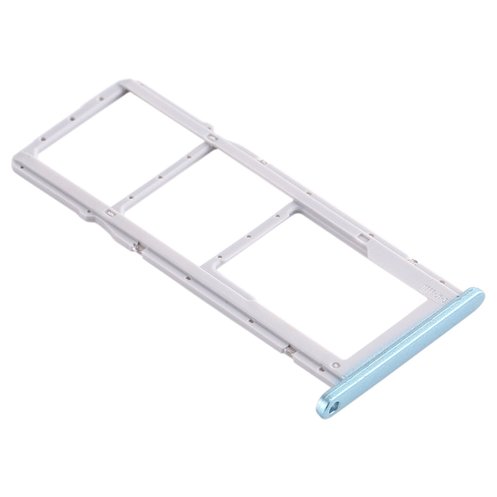 SIM Card Tray + SIM Card Tray + Micro SD Card Tray for Huawei Enjoy 10e / Honor Play 9A (Blue)