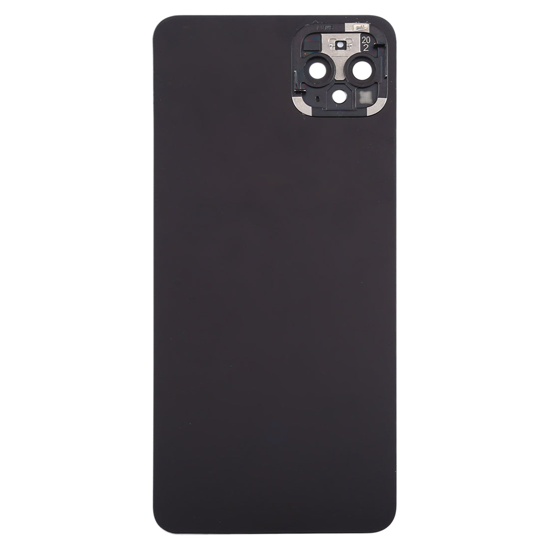 Battery Back Cover with Camera Lens Frame for Google Pixel 4(Black)