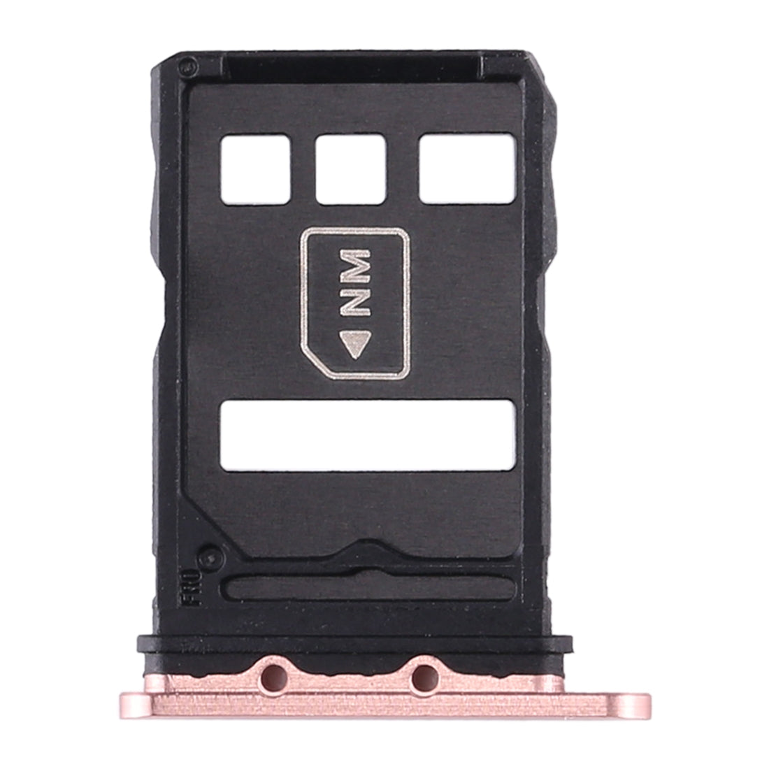 SIM Card Tray + NM Card Tray for Huawei P40 (Gold)