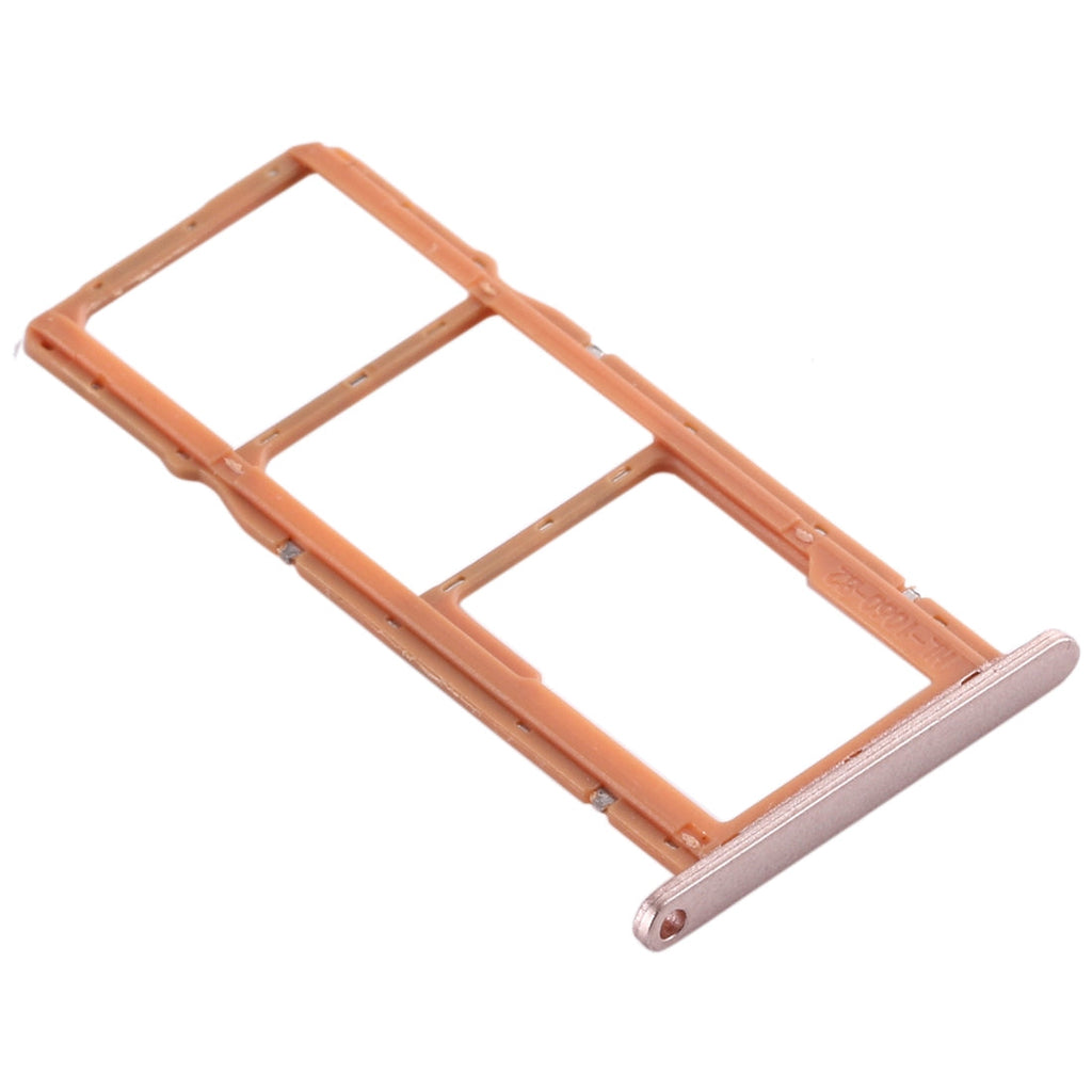 SIM Card Tray + SIM Card Tray + Micro SD Card Tray for Huawei Honor Play 3e (Gold)