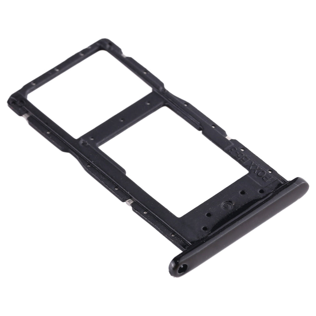 SIM Card Tray + SIM Card Tray / Micro SD Card Tray for Huawei Enjoy 9s (Black)