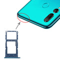 SIM Card Tray + SIM Card Tray / Micro SD Card Tray for Huawei Enjoy 9s (Blue)
