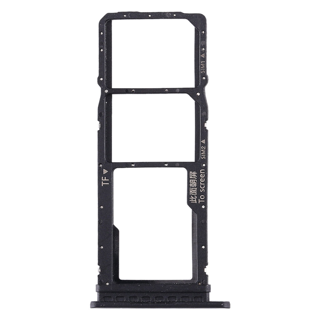 SIM Card Tray + SIM Card Tray + Micro SD Card Tray for Huawei Honor Play 4T (Black)