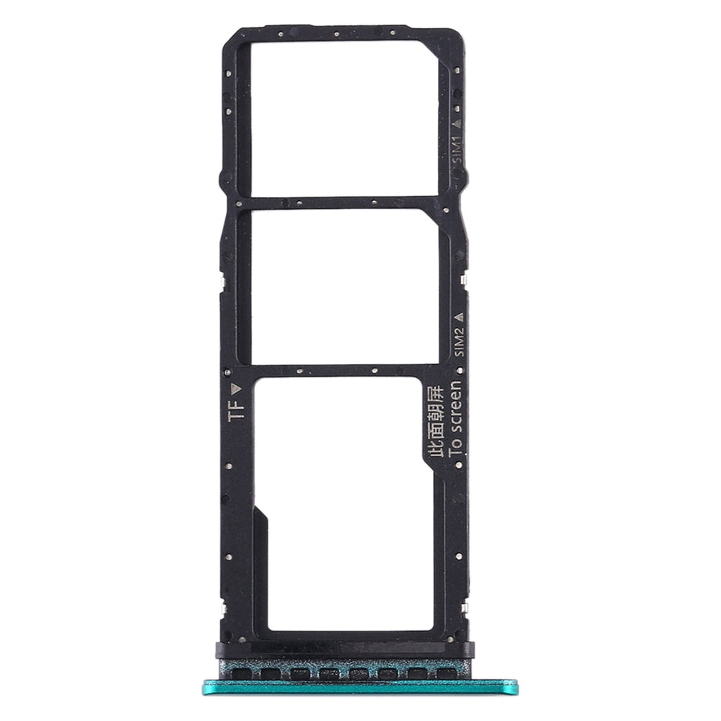 SIM Card Tray + SIM Card Tray + Micro SD Card Tray for Huawei Honor Play 4T (Green)