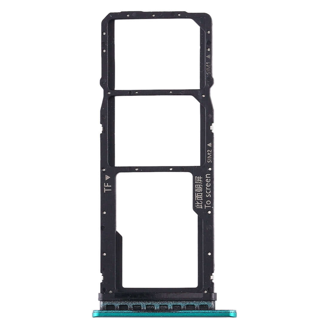 SIM Card Tray + SIM Card Tray + Micro SD Card Tray for Huawei Honor Play 4T (Green)