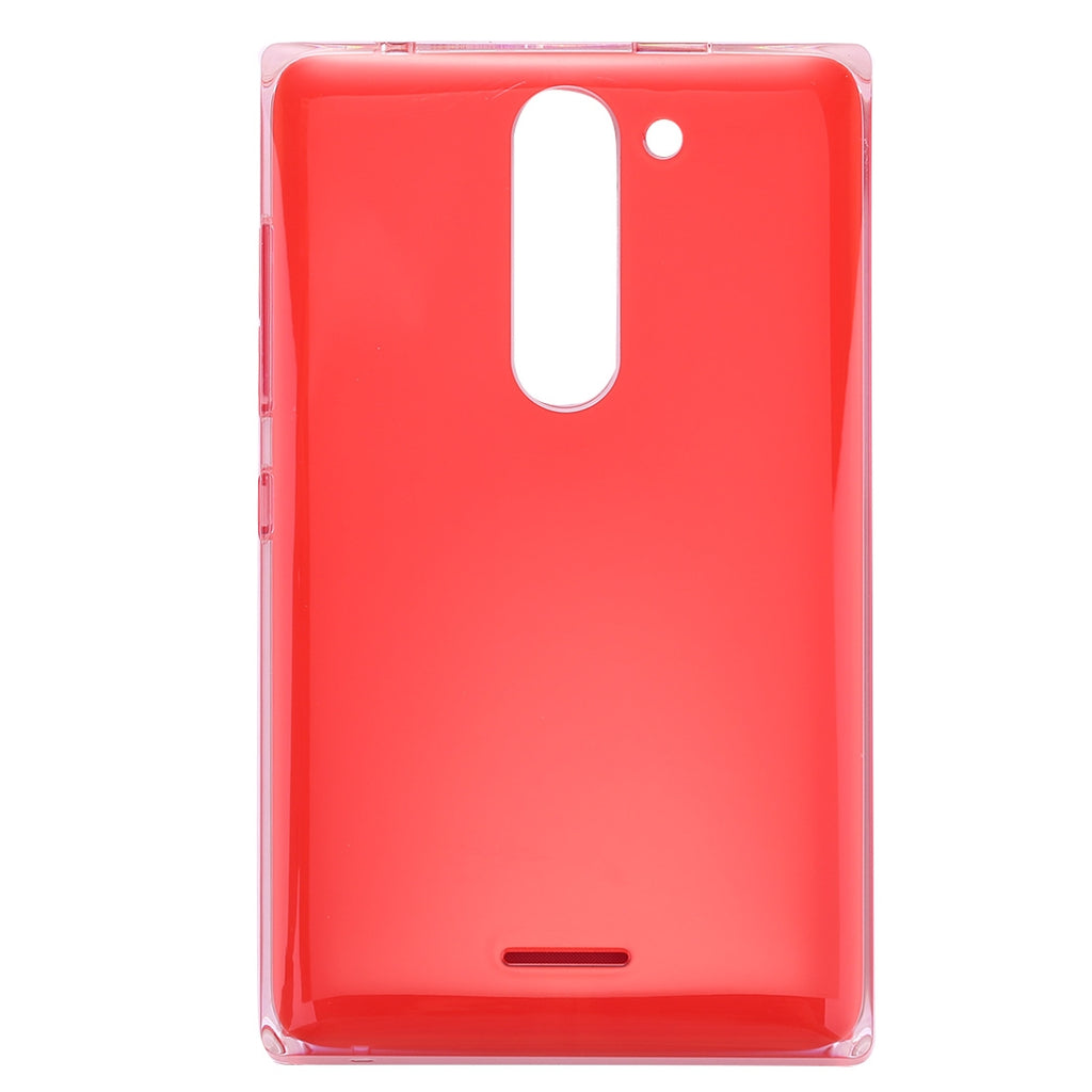 Dual SIM Battery Back Cover for Nokia Asha 502 (Red)