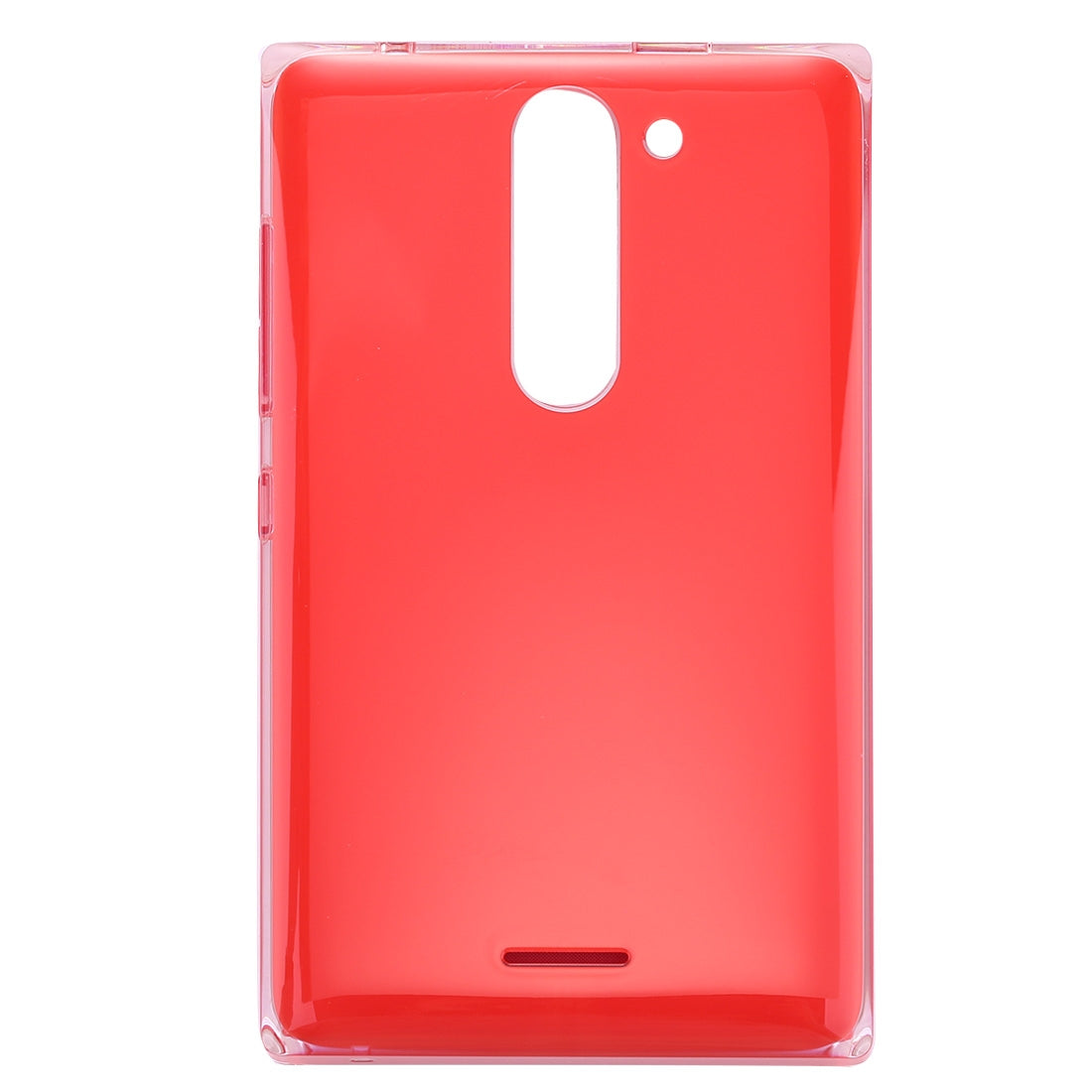 Dual SIM Battery Back Cover for Nokia Asha 502 (Red)