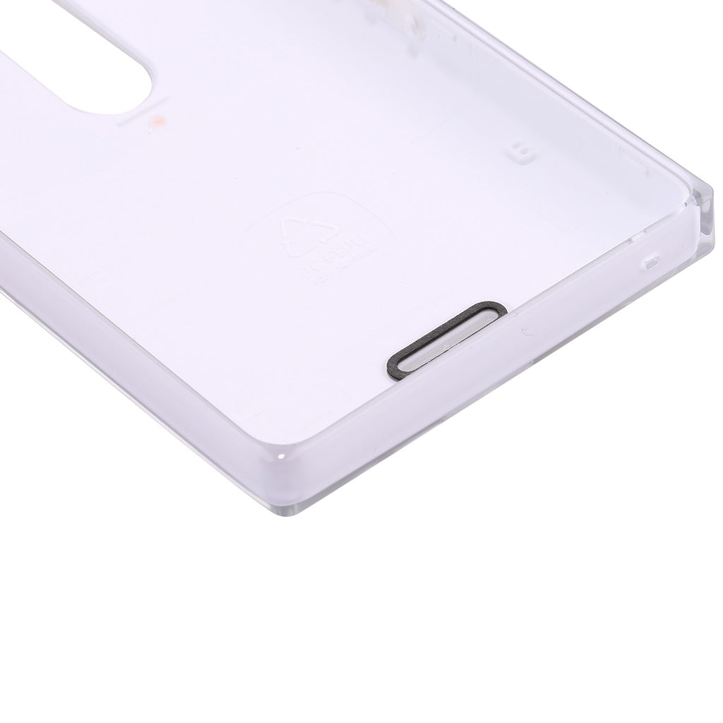 Dual SIM Battery Back Cover for Nokia Asha 502 (White)