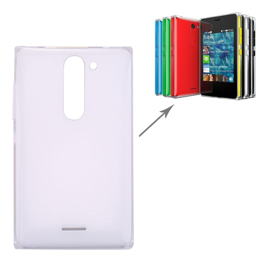 Dual SIM Battery Back Cover for Nokia Asha 502 (White)