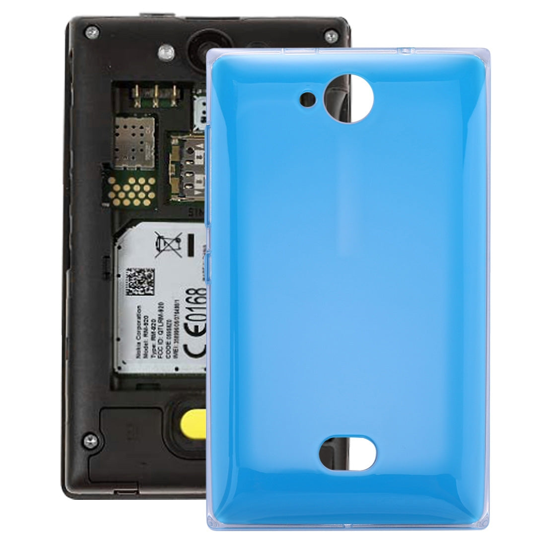 Battery Back Cover for Nokia Asha 503 (Blue)
