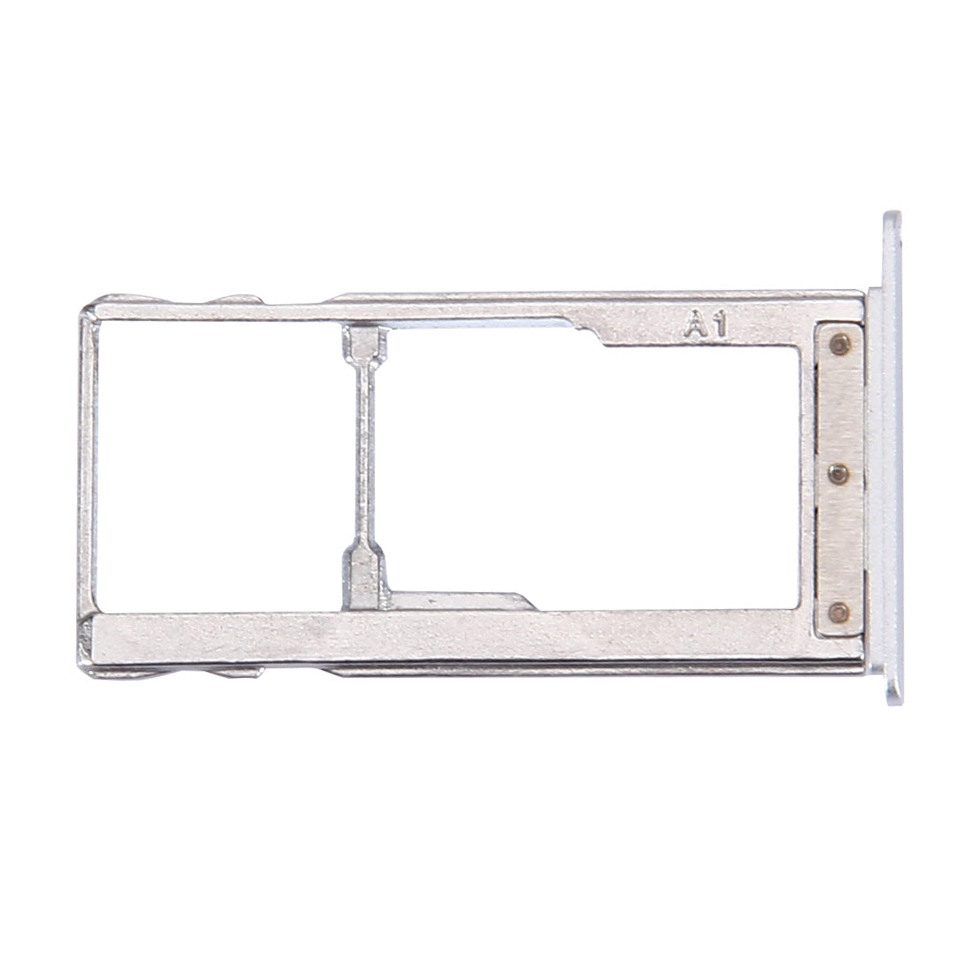 For Meizu Pro 5 SIM + SIM / Micro SD Card Tray  (Silver)