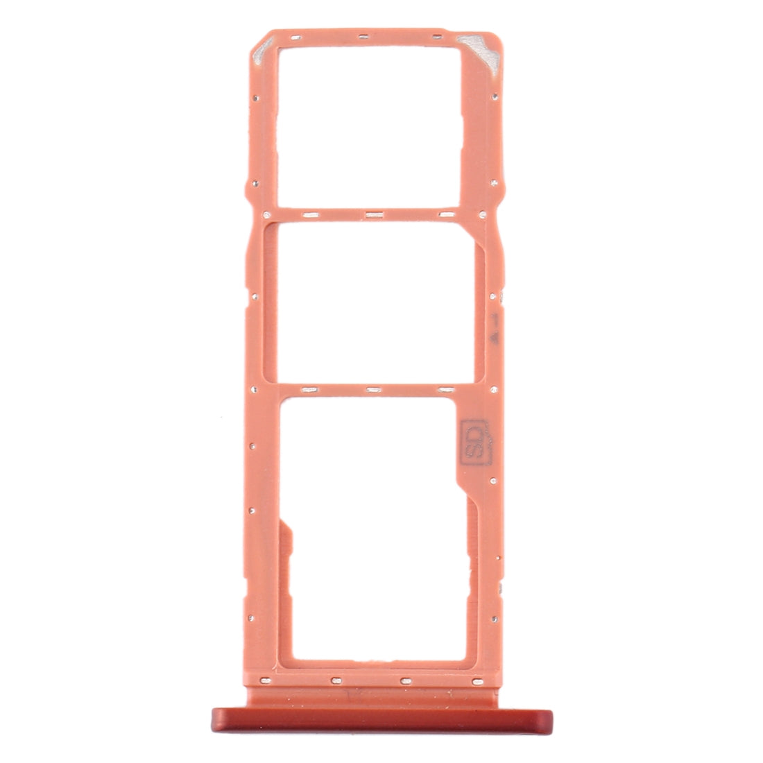 SIM Card Tray + SIM Card Tray + Micro SD Card Tray for Nokia 7.2 / 6.2 TA-1196 TA-1198 TA-1200 TA-1187 TA-1201(Orange)
