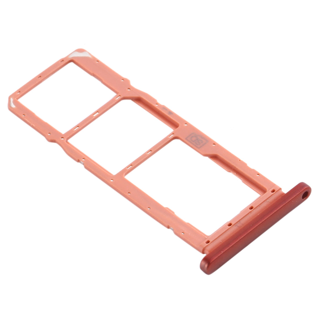 SIM Card Tray + SIM Card Tray + Micro SD Card Tray for Nokia 7.2 / 6.2 TA-1196 TA-1198 TA-1200 TA-1187 TA-1201(Orange)
