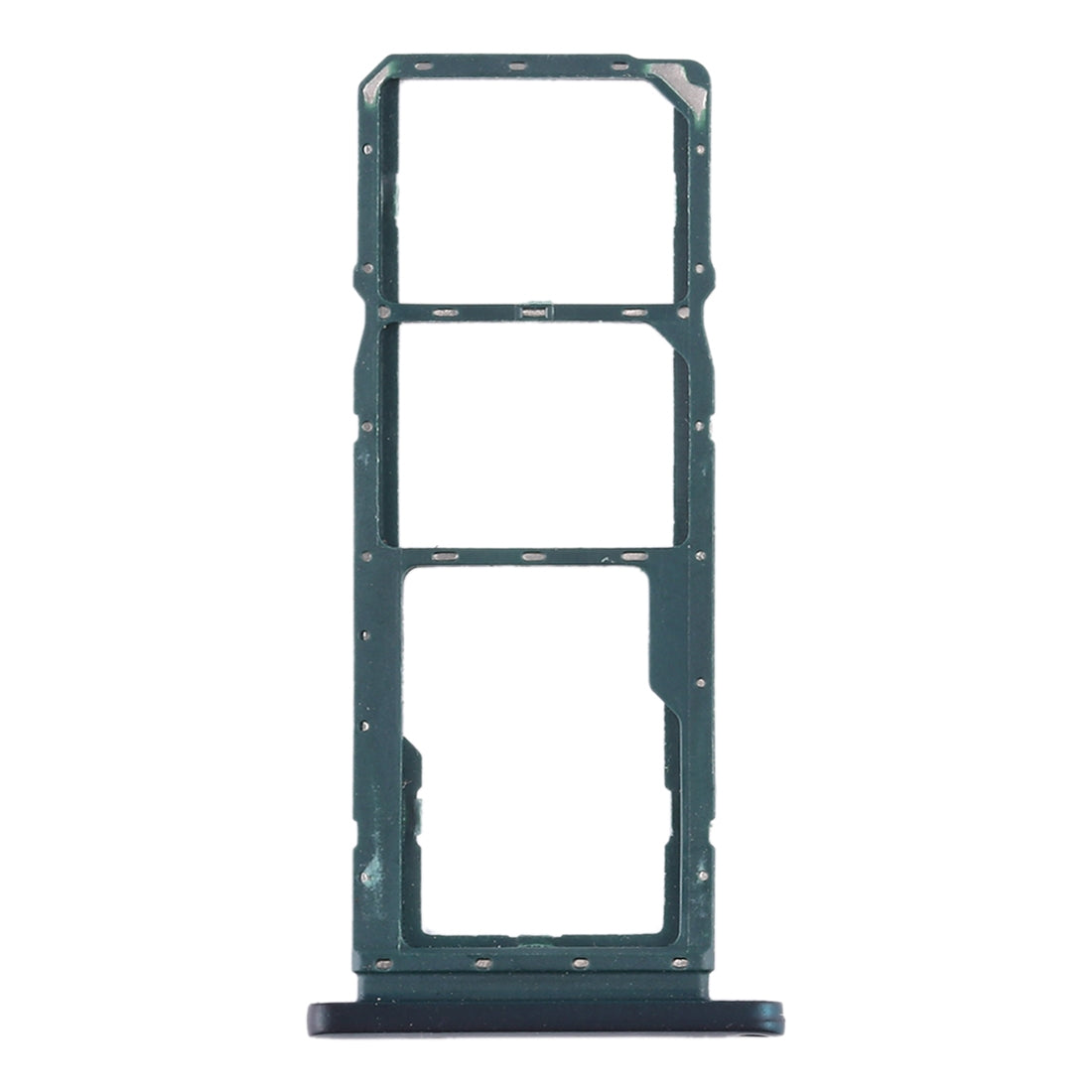 SIM Card Tray + SIM Card Tray + Micro SD Card Tray for Nokia 7.2 / 6.2 TA-1196 TA-1198 TA-1200 TA-1187 TA-1201(Green)