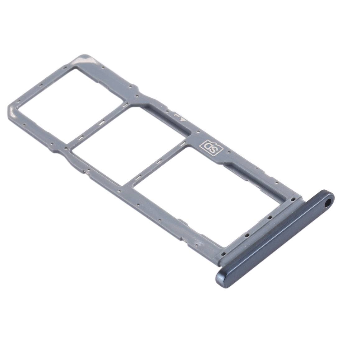 SIM Card Tray + SIM Card Tray + Micro SD Card Tray for Nokia 7.2 / 6.2 TA-1196 TA-1198 TA-1200 TA-1187 TA-1201(Silver)