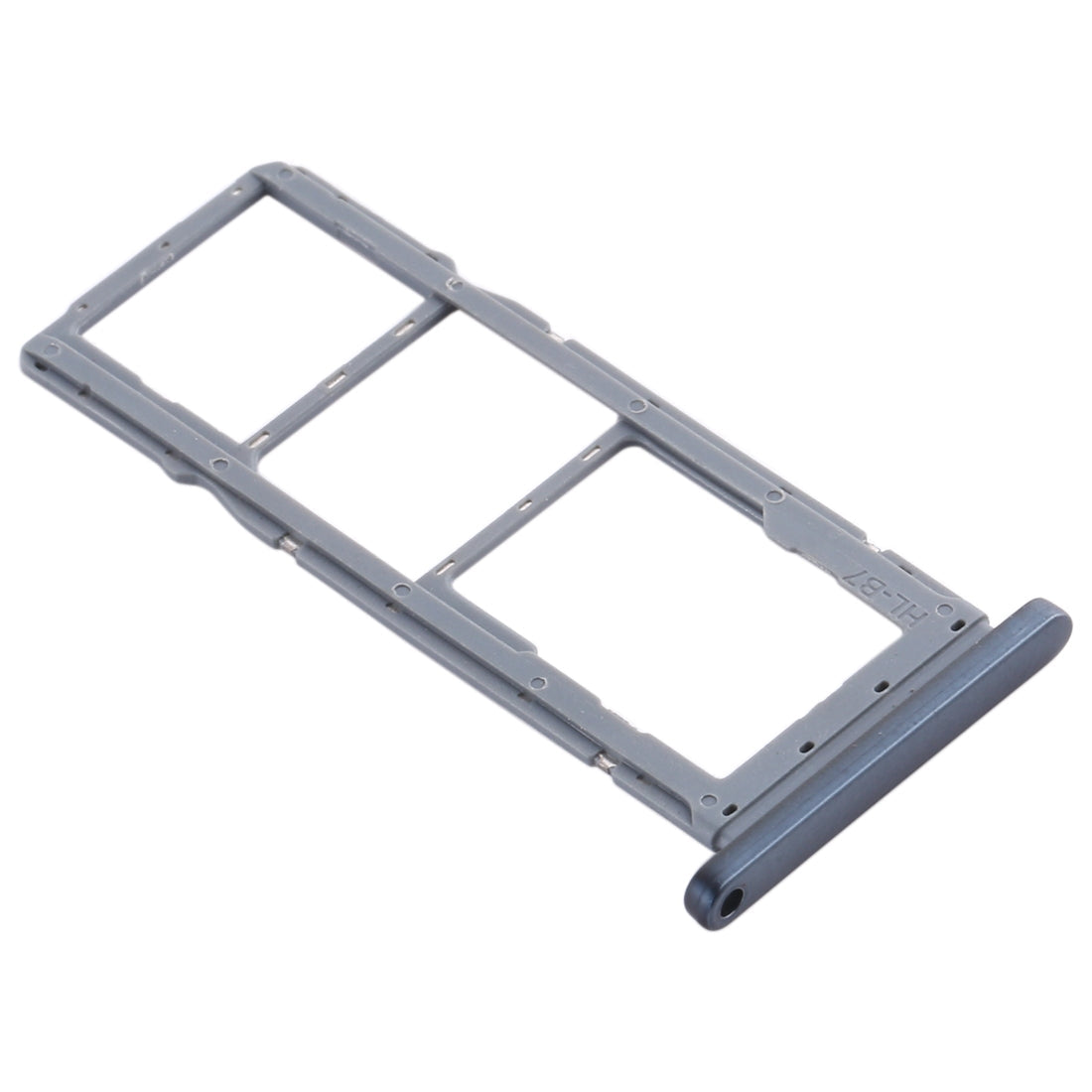 SIM Card Tray + SIM Card Tray + Micro SD Card Tray for Nokia 7.2 / 6.2 TA-1196 TA-1198 TA-1200 TA-1187 TA-1201(Silver)