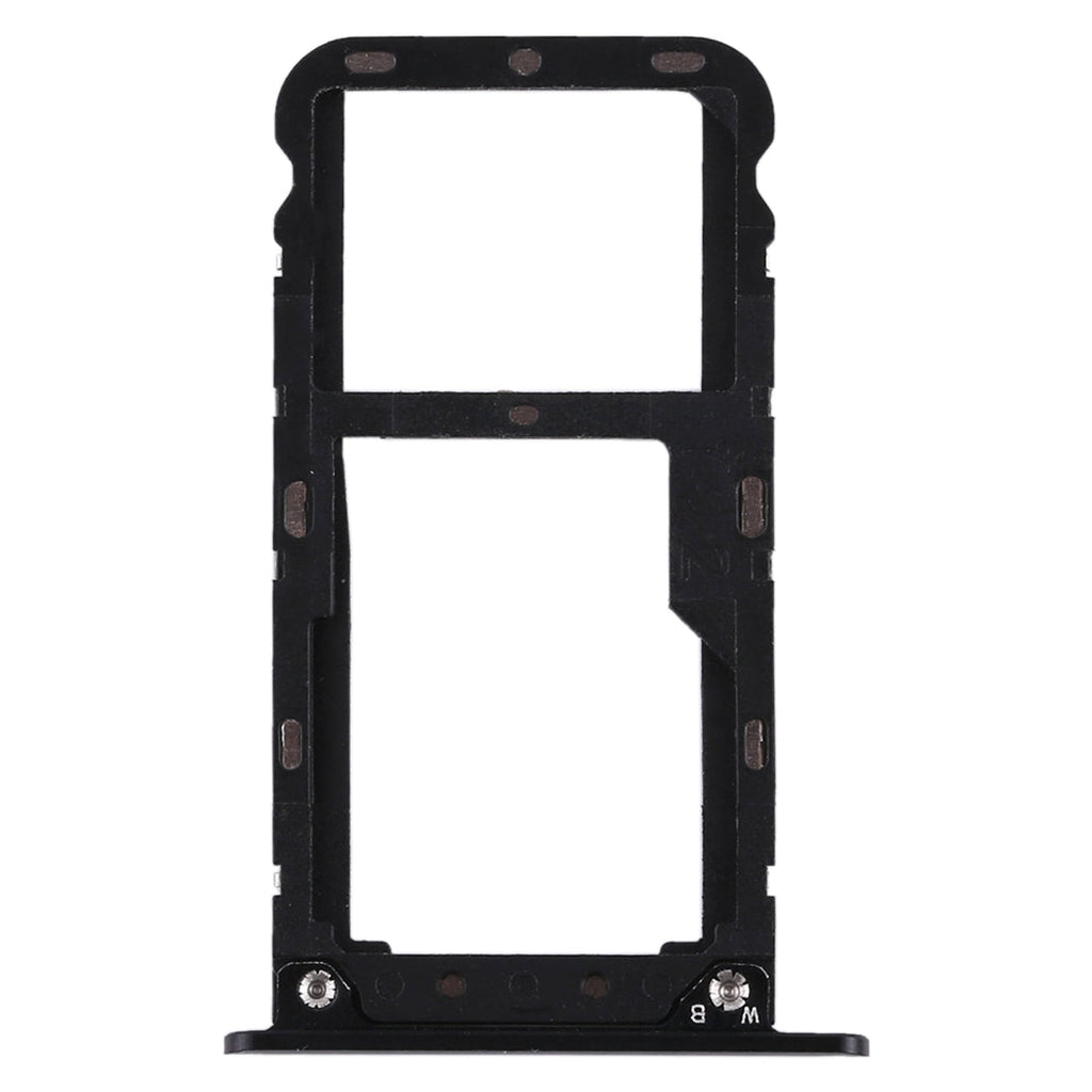 2 SIM Card Tray / Micro SD Card Tray for Xiaomi Redmi 5 Plus(Black)