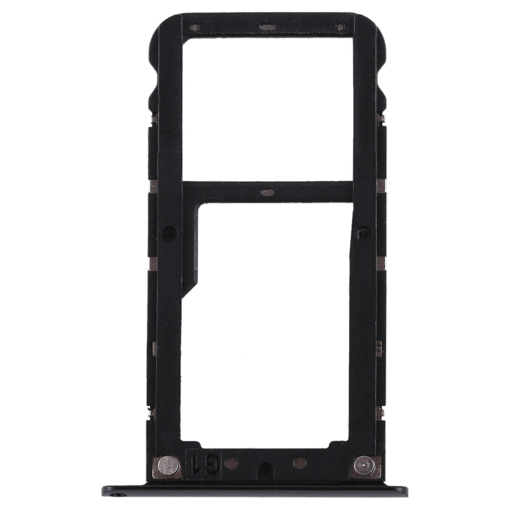 2 SIM Card Tray / Micro SD Card Tray for Xiaomi Redmi 5 Plus(Black)