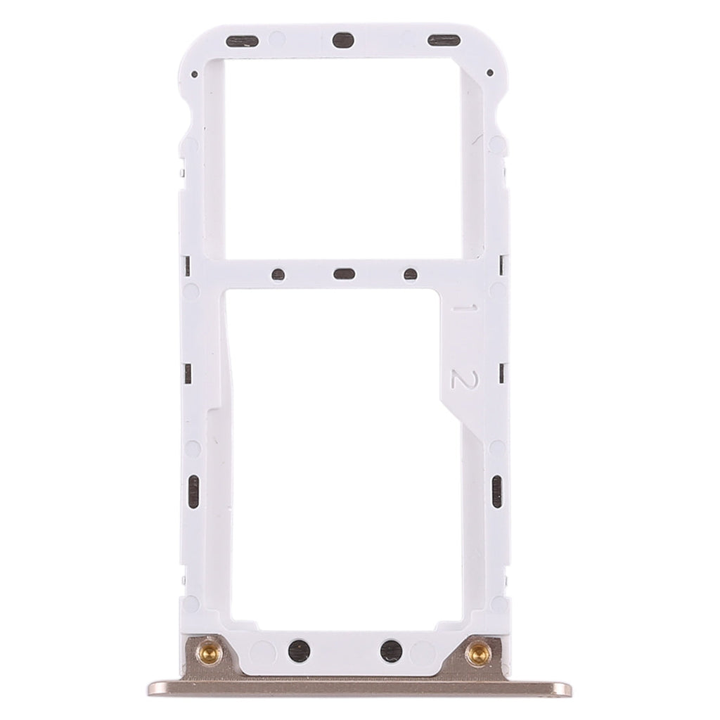 2 SIM Card Tray / Micro SD Card Tray for Xiaomi Redmi 5 Plus(Gold)