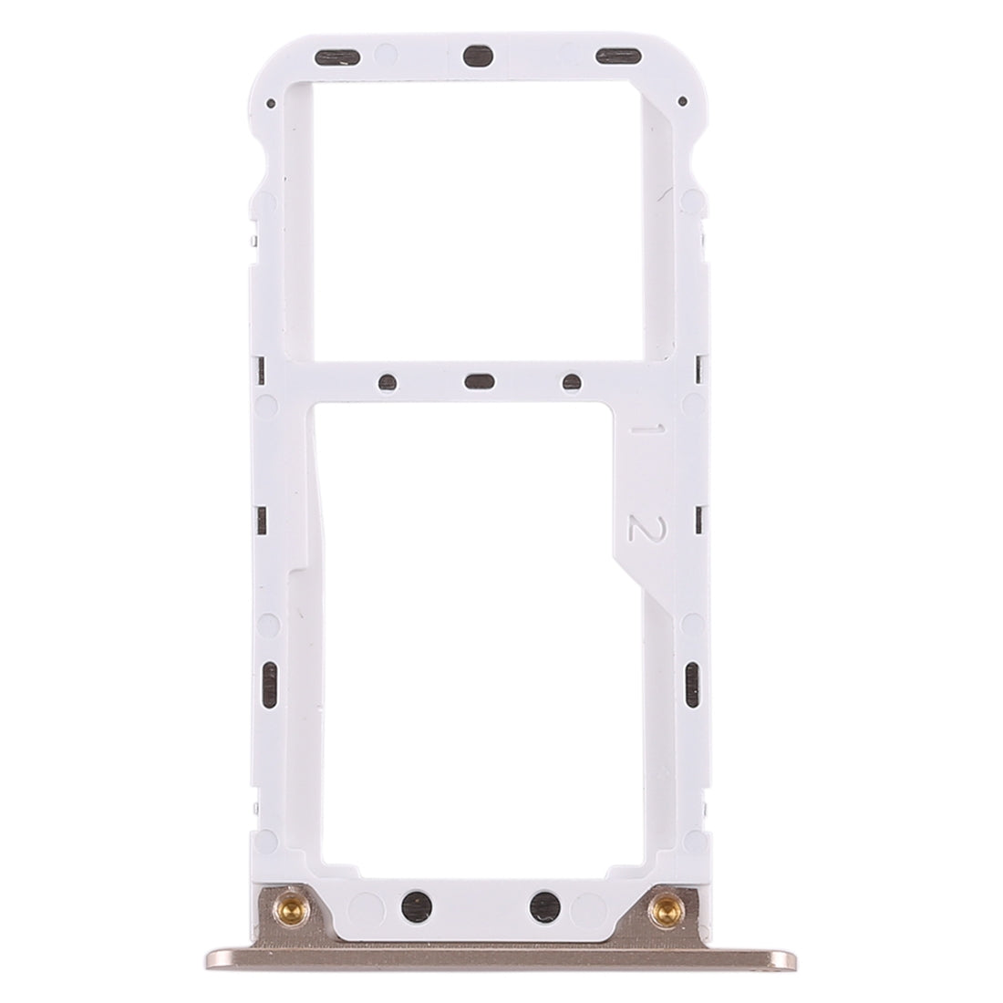 2 SIM Card Tray / Micro SD Card Tray for Xiaomi Redmi 5 Plus(Gold)