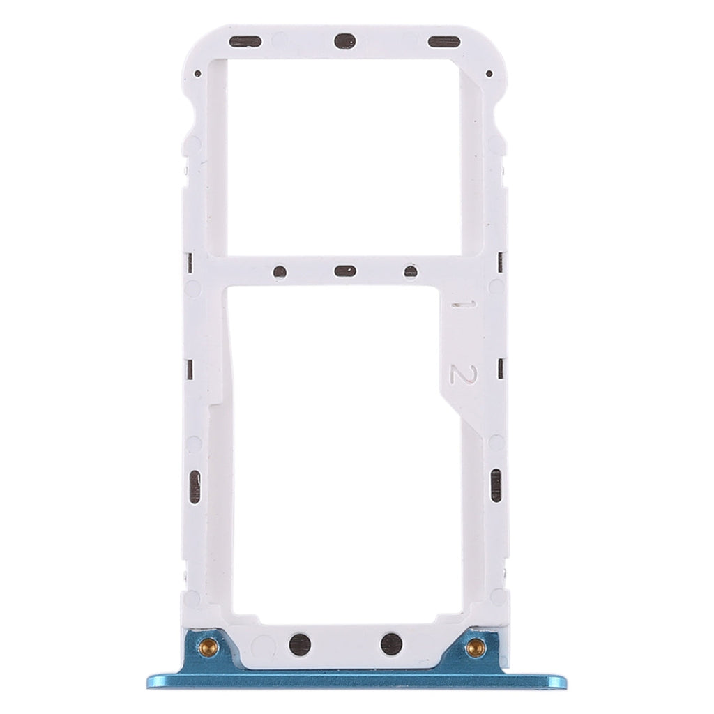 2 SIM Card Tray / Micro SD Card Tray for Xiaomi Redmi 5 Plus(Blue)