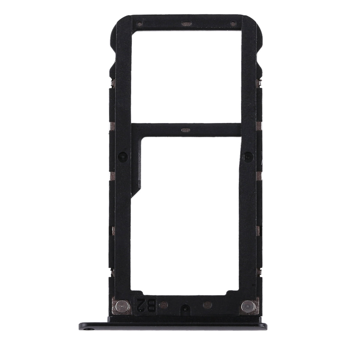 2 SIM Card Tray / Micro SD Card Tray for Xiaomi Redmi Note 5(Black)
