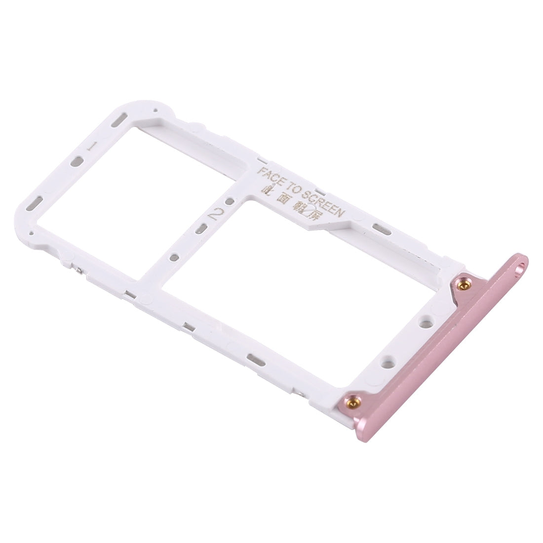 2 SIM Card Tray / Micro SD Card Tray for Xiaomi Redmi Note 5(Rose Gold)