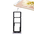 2 SIM Card Tray + Micro SD Card Tray for Xiaomi Redmi Note 5A(Grey)