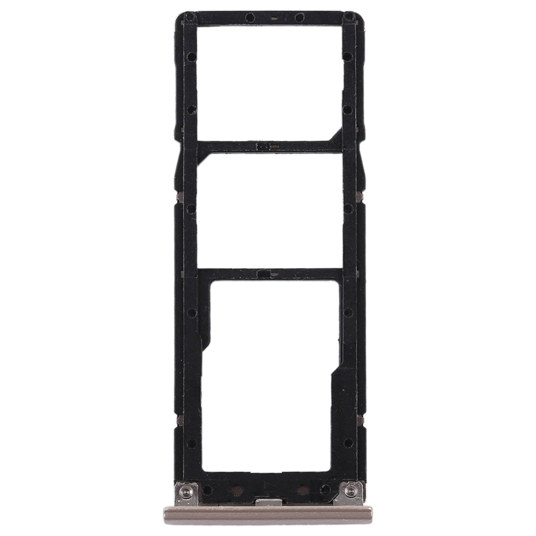2 SIM Card Tray + Micro SD Card Tray for Xiaomi Redmi Note 5A(Gold)