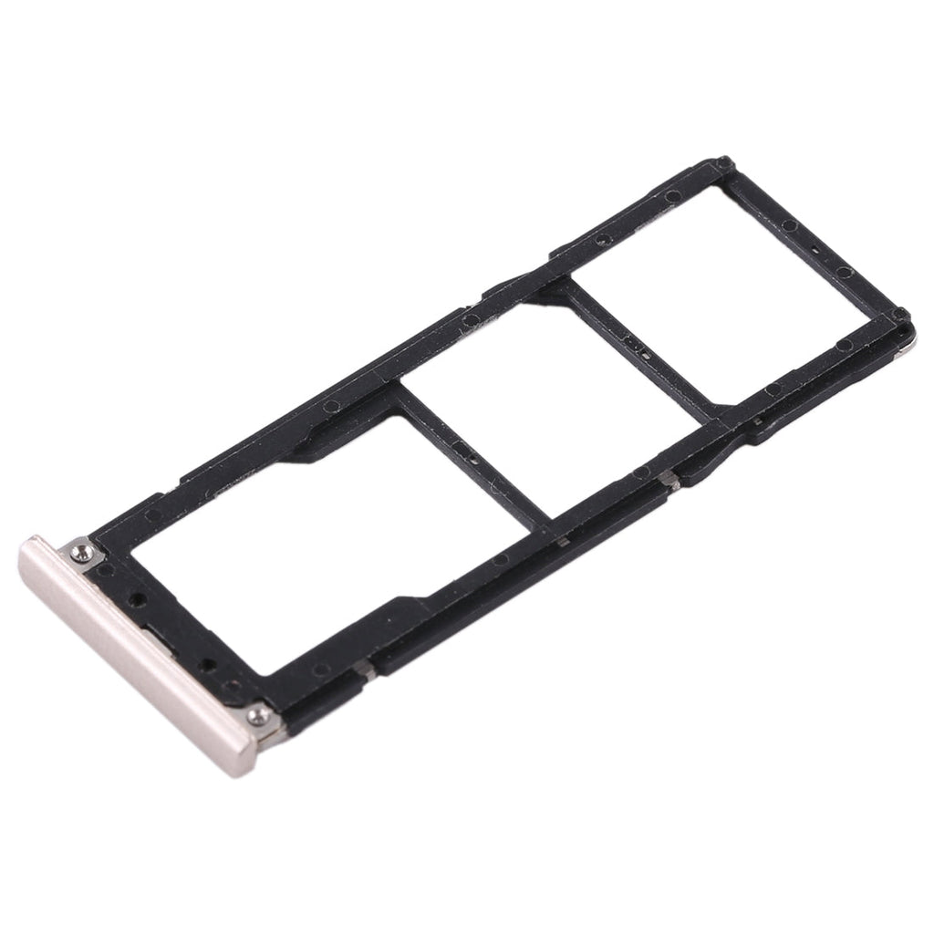 2 SIM Card Tray + Micro SD Card Tray for Xiaomi Redmi Note 5A(Gold)