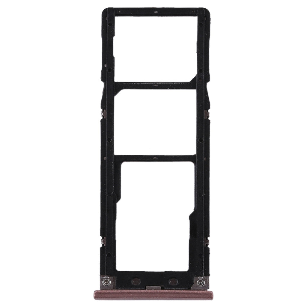 2 SIM Card Tray + Micro SD Card Tray for Xiaomi Redmi Note 5A(Rose Gold)