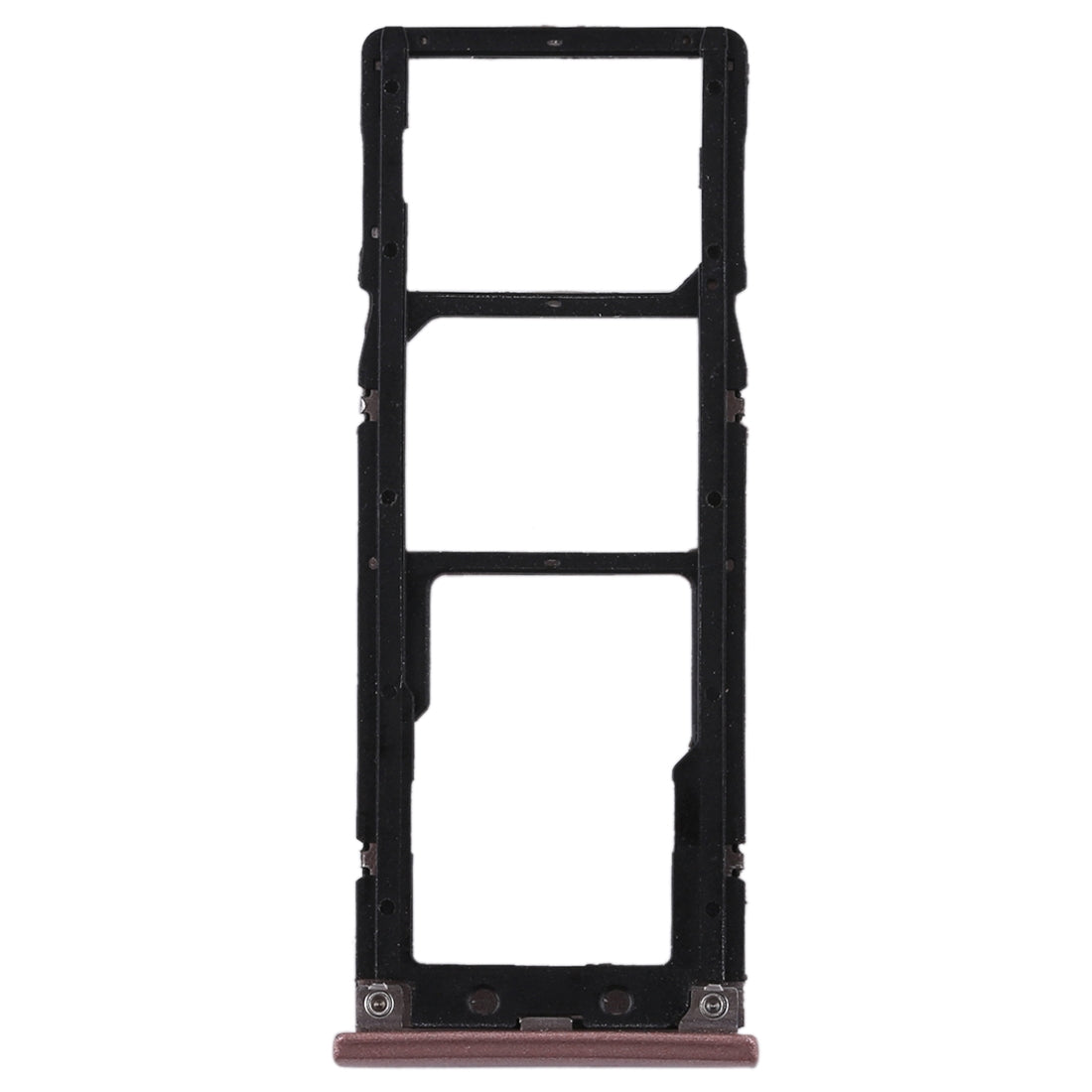 2 SIM Card Tray + Micro SD Card Tray for Xiaomi Redmi Note 5A(Rose Gold)