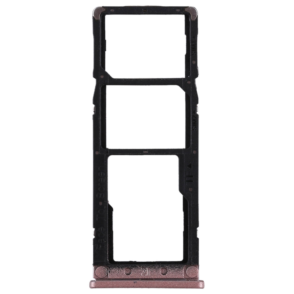 2 SIM Card Tray + Micro SD Card Tray for Xiaomi Redmi Note 5A(Rose Gold)