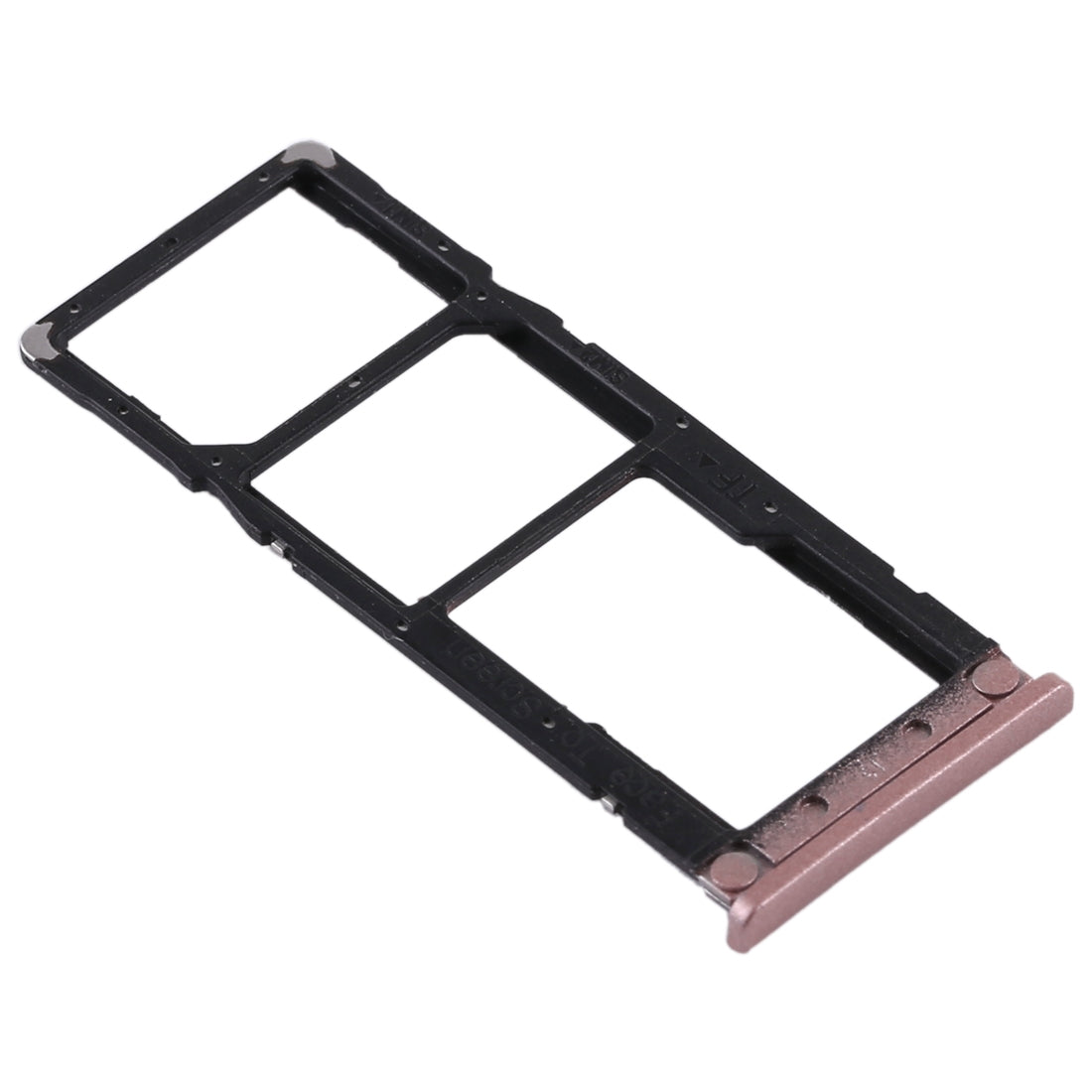 2 SIM Card Tray + Micro SD Card Tray for Xiaomi Redmi Note 5A(Rose Gold)