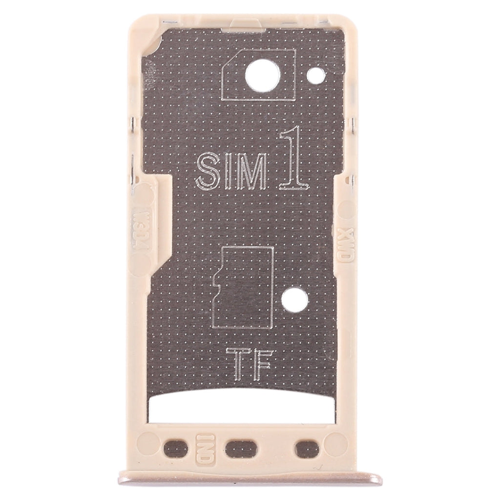 2 SIM Card Tray / Micro SD Card Tray for Xiaomi Redmi 5A(Gold)