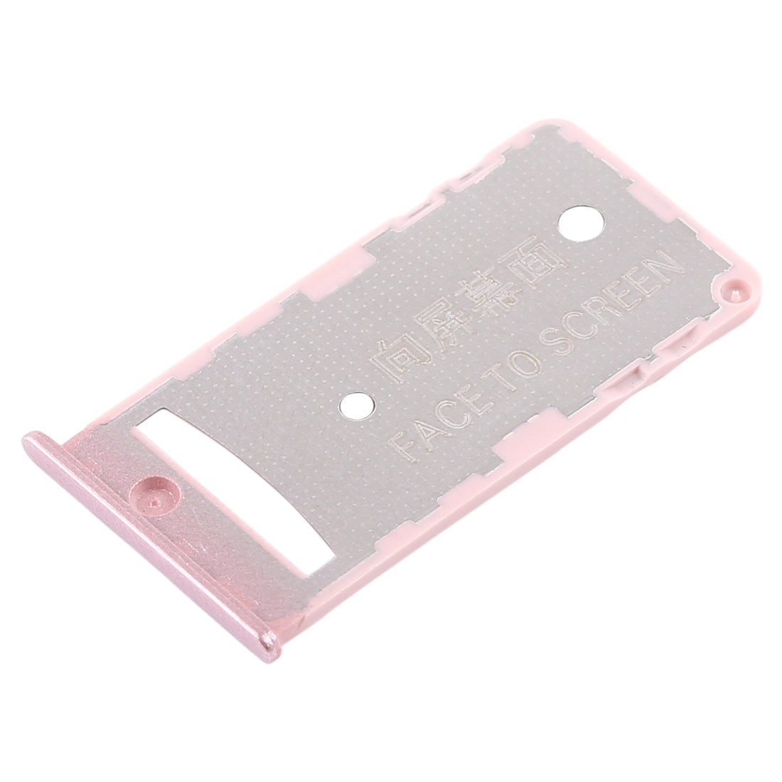 2 SIM Card Tray / Micro SD Card Tray for Xiaomi Redmi 5A(Rose Gold)