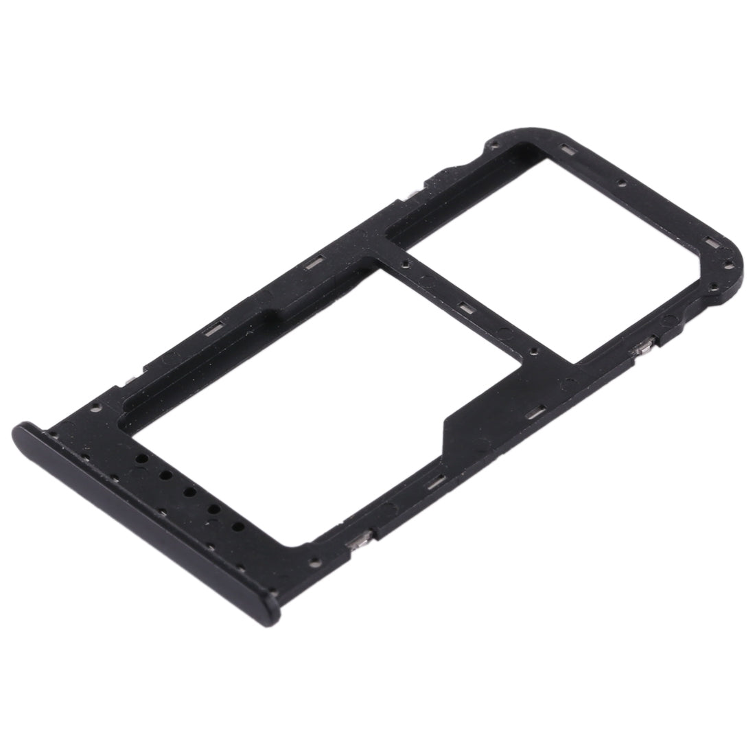 SIM Card Tray + SIM Card Tray / Micro SD Card Tray for Huawei Honor V9 Play (Black)