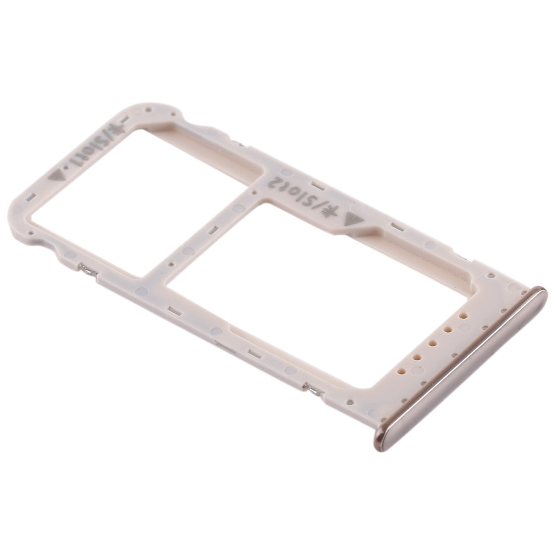 SIM Card Tray + SIM Card Tray / Micro SD Card Tray for Huawei Honor V9 Play (Gold)