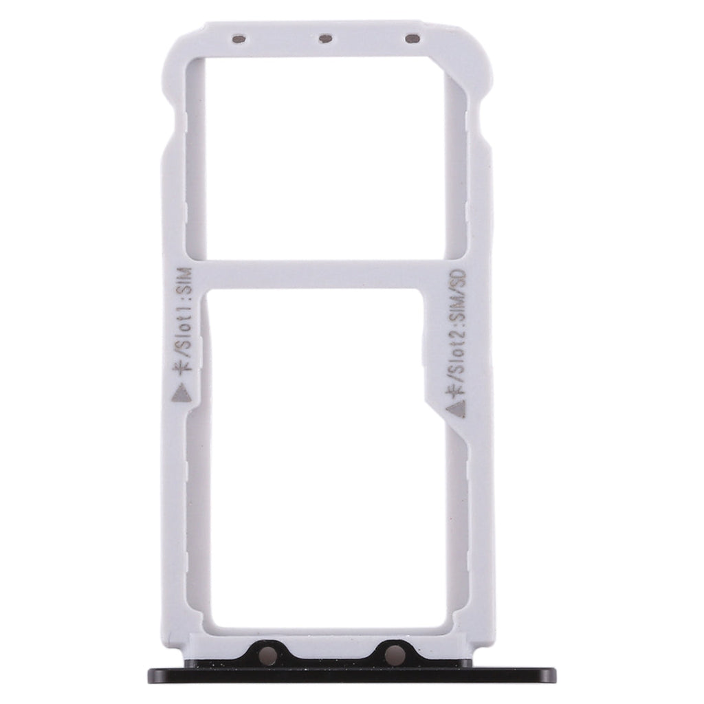 SIM Card Tray + SIM Card Tray / Micro SD Card Tray for Huawei Honor V9 (Black)