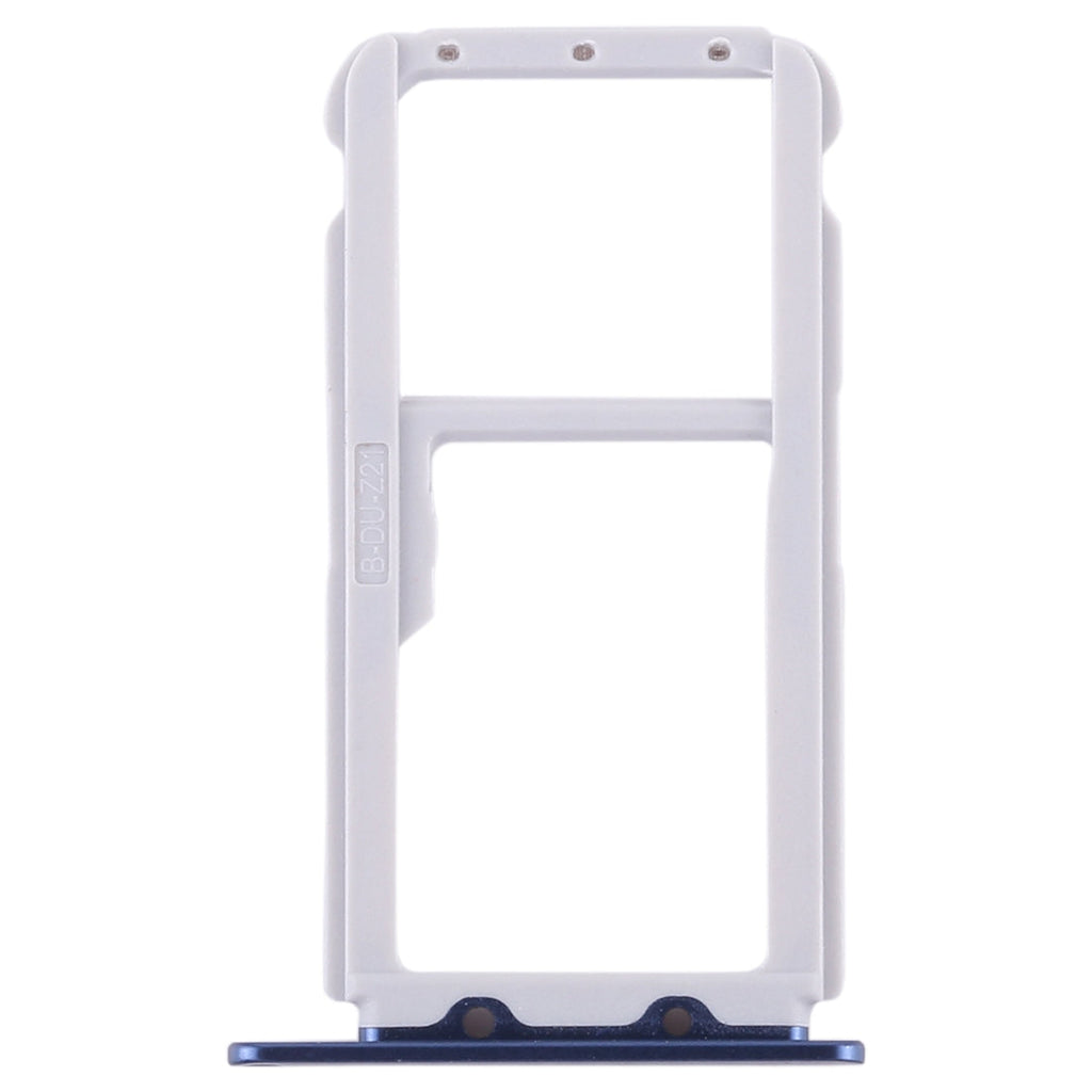 SIM Card Tray + SIM Card Tray / Micro SD Card Tray for Huawei Honor V9 (Blue)