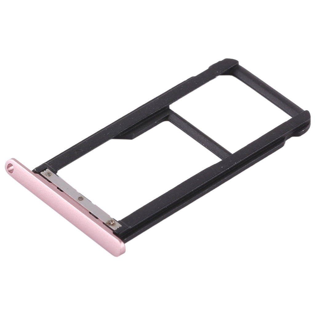 SIM Card Tray + SIM Card Tray / Micro SD Card Tray for Huawei Enjoy 6s (Pink)